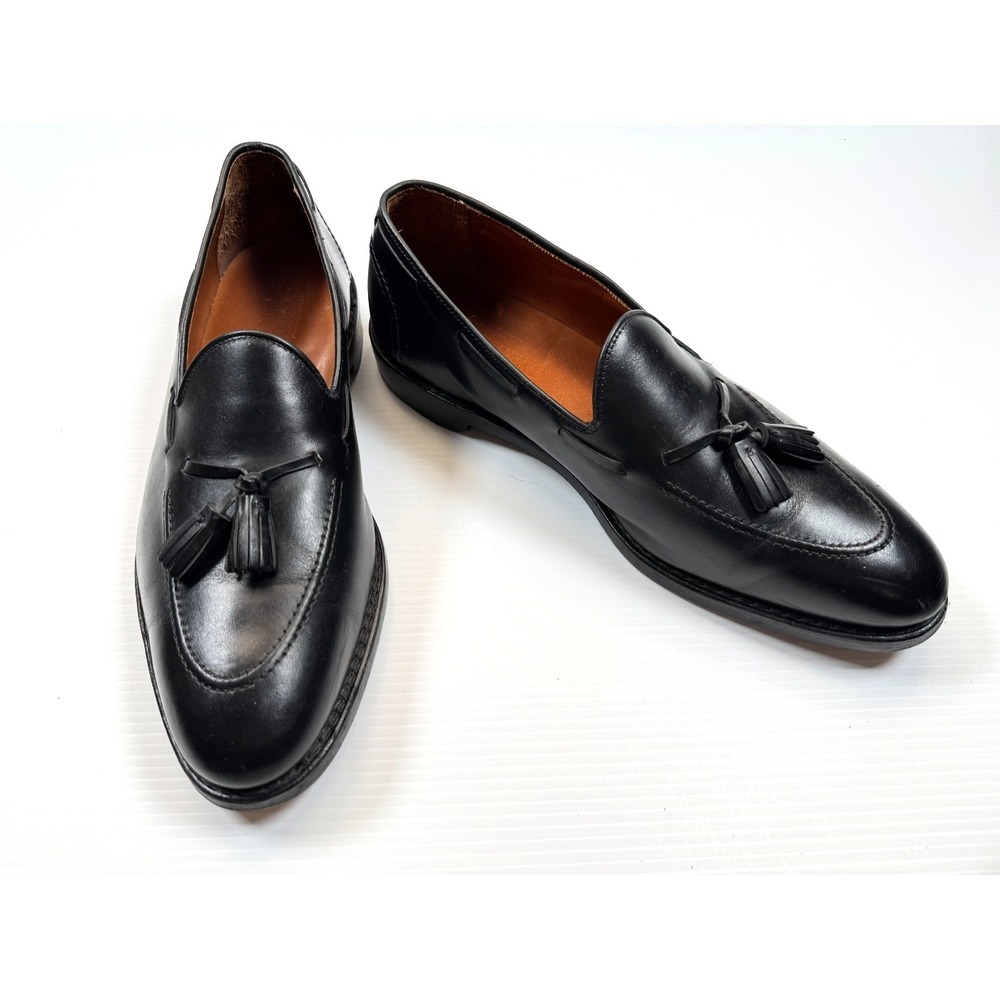 Polo Ralph‎ Lauren Booth Calfskin Loafers Mens 12 D EUC Slip on Tassled Dress